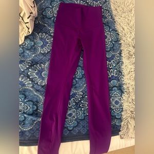 Purple lulu lemon leggings